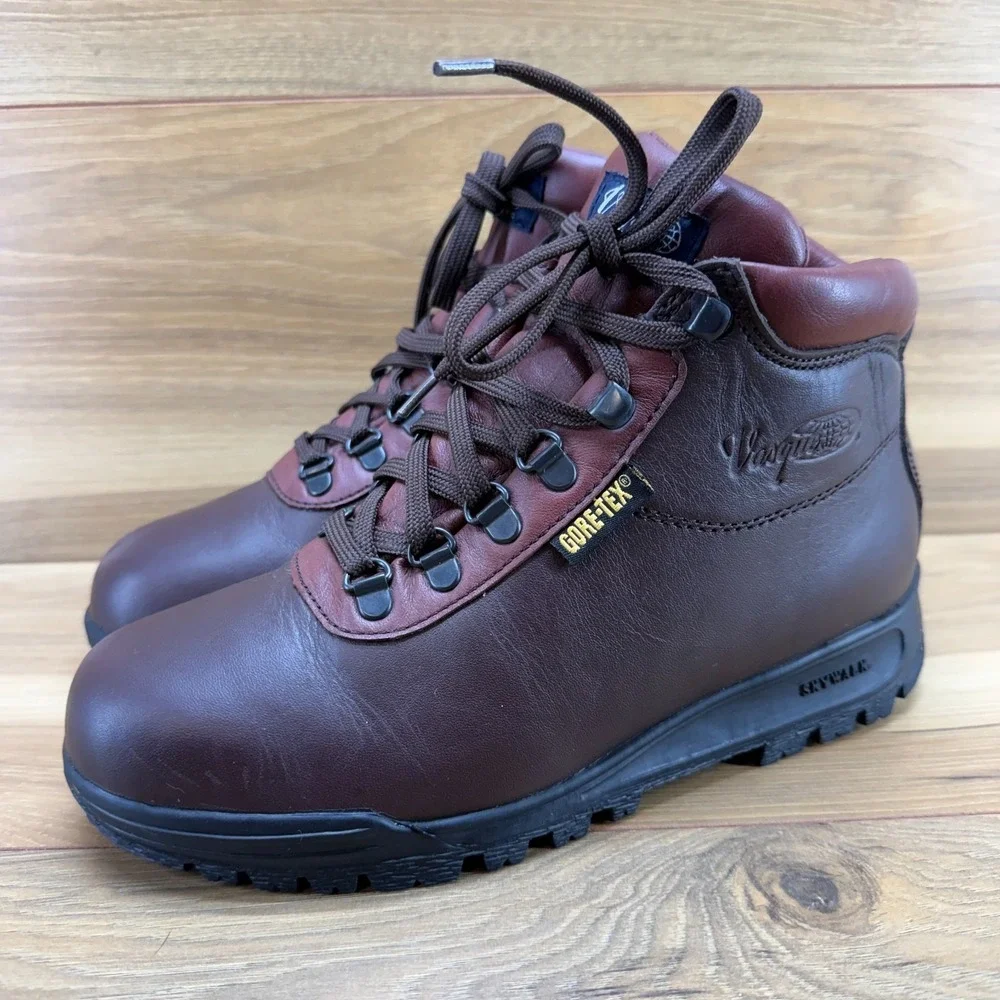 VASQUE Sundowner Skywalk Hiking Boots Womens 8.5 Brown Leather GTX Waterproof